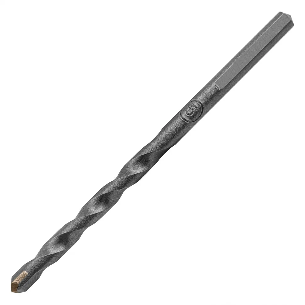 Сверло по бетону, 5х85 мм, трехгранный хвостовик Matrix Сверло по бетону, 5х85 мм, трехгранный хвостовик Matrix