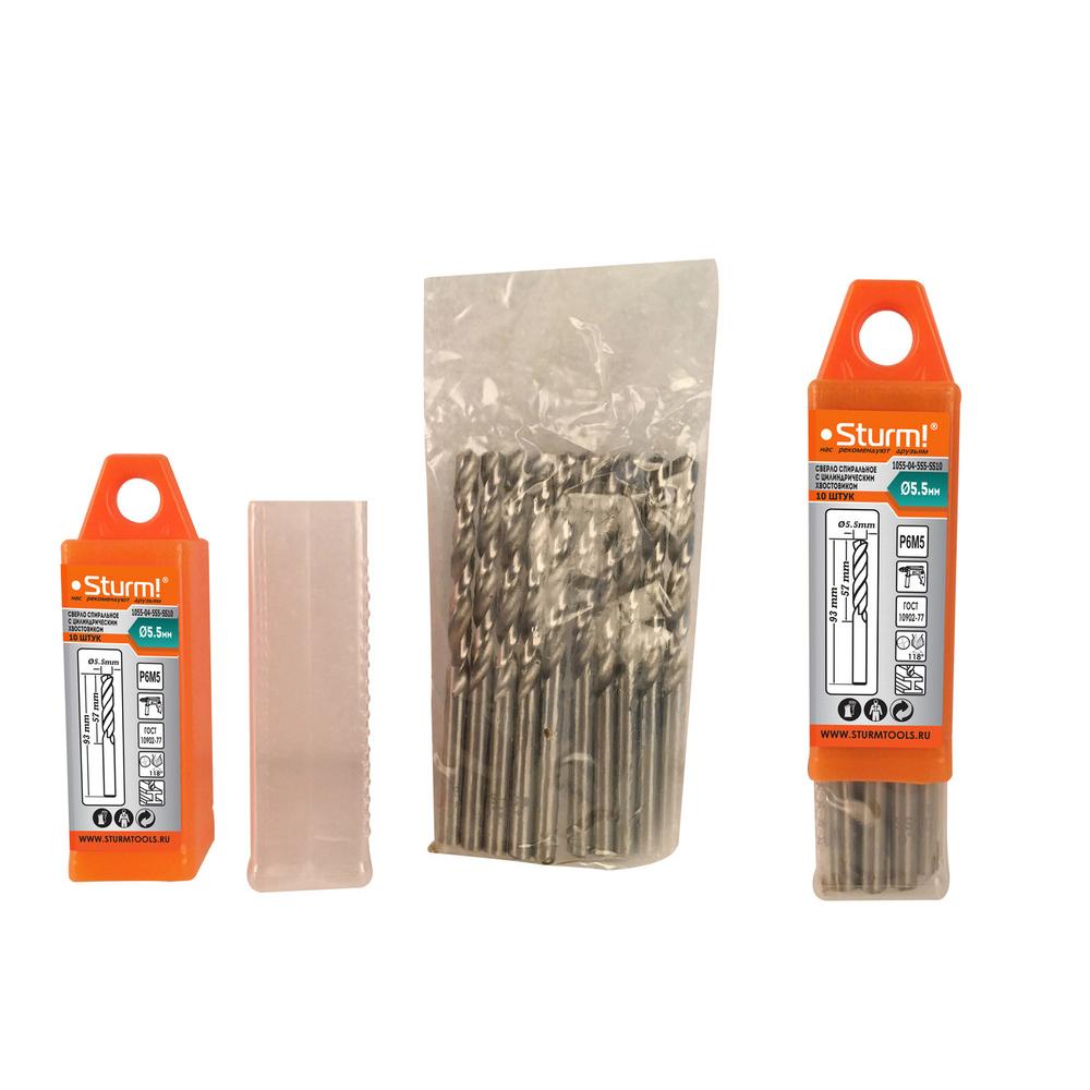 Сверло по металлу Sturm! 1055-04-5S5-SS10 Сверло по металлу Sturm! 1055-04-5S5-SS10