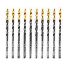 Сверло по металлу Denzel 3,2 мм, HSS-Tin, Golden Tip, 10 шт.