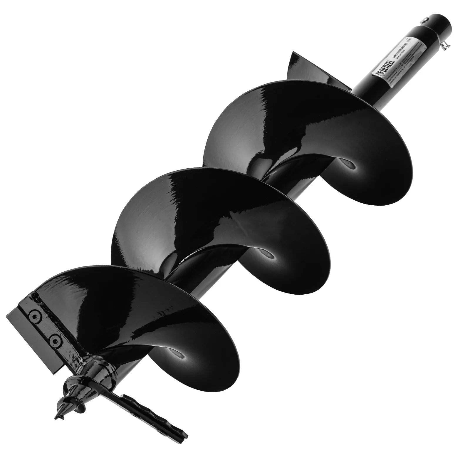 Шнек для грунта Denzel ER-200, диаметр 200 мм, длина 800 мм,соединение 20 мм, съемный нож Шнек для грунта Denzel ER-200, диаметр 200 мм, длина 800 мм,соединение 20 мм, съемный нож