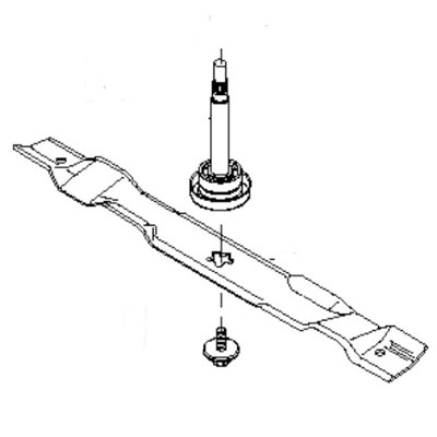 Нож трактора 38 дюймов 3 в 1 Husqvarna 5811163-02 Нож трактора 38 дюймов 3 в 1 Husqvarna 5811163-02