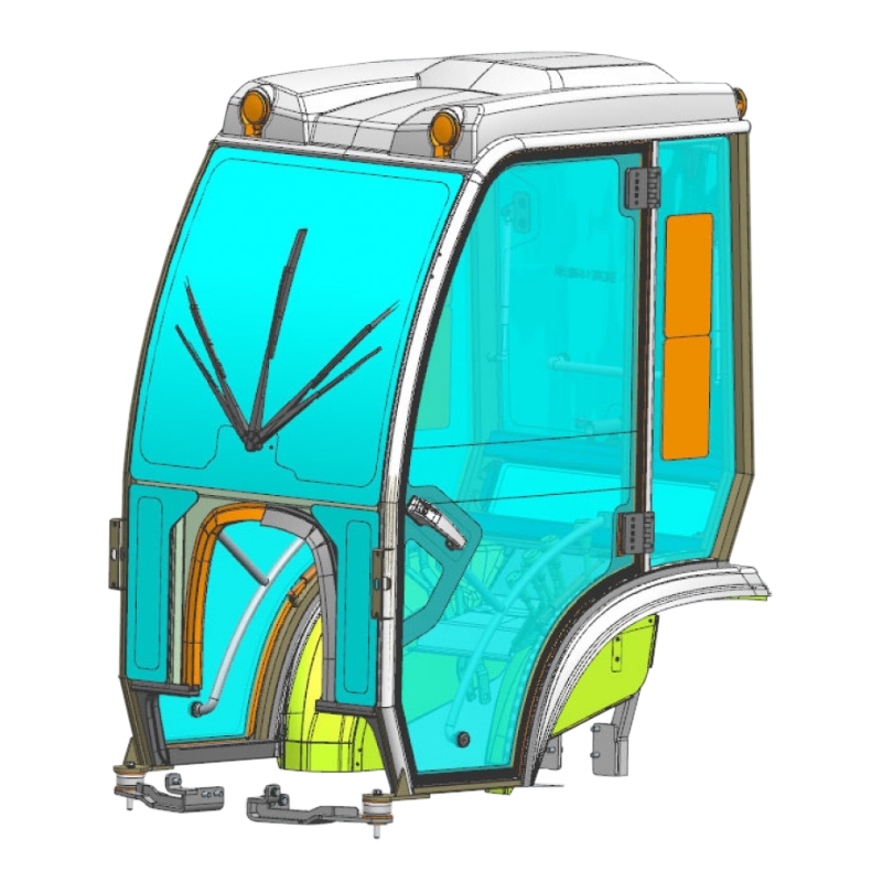 Кабина с отоплением и вентиляцией для трактора ZIMANI B2741 Кабина с отоплением и вентиляцией для трактора ZIMANI B2741