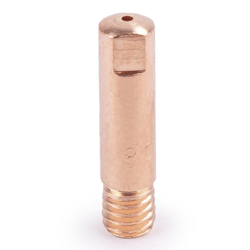 Наконечник FoxWeld М6х25х0.8 прямой (AL) (141.0001/MD0009-58, пр-во FoxWeld/КНР), 10 шт Наконечник FoxWeld М6х25х0.8 прямой (AL) (141.0001/MD0009-58, пр-во FoxWeld/КНР), 10 шт