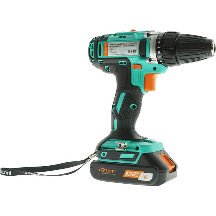 Дрель аккумуляторная Sturm CD3618