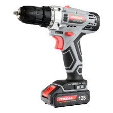 Дрель-шуруповерт аккумуляторная ПОБЕДА ДА-12/2 Ли (кейс)