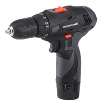 Дрель-шуруповерт ProfiPower CN-12В (12В, Li-ion-2шт, 1.5Ач,20Нм, 0,8-10мм, З/У, в кейсе) Дрель-шуруповерт ProfiPower CN-12В (12В, Li-ion-2шт, 1.5Ач,20Нм, 0,8-10мм, З/У, в кейсе)