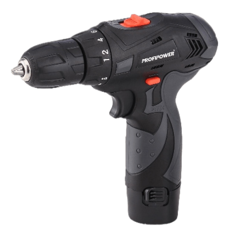 Дрель-шуруповерт ProfiPower CN-12В (12В, Li-ion-2шт, 1.5Ач,20Нм, 0,8-10мм, З/У, в кейсе) Дрель-шуруповерт ProfiPower CN-12В (12В, Li-ion-2шт, 1.5Ач,20Нм, 0,8-10мм, З/У, в кейсе)