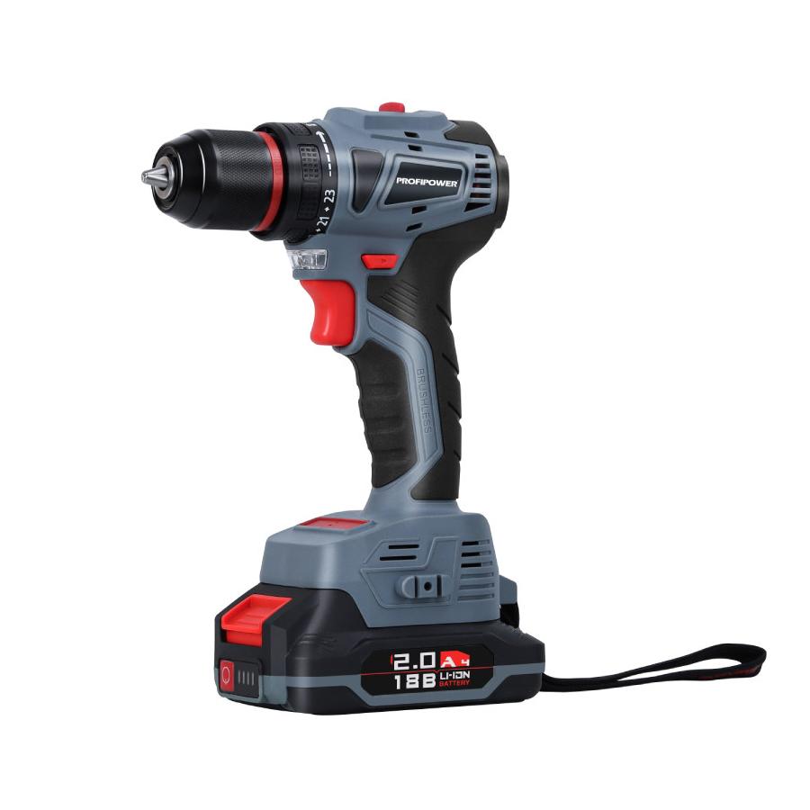 Шуруповерт бесщеточный ProfiPower MKBL-18B (18В,Li-ion-2шт,2.0Ач,40Нм,З/У, 0,8-10мм,магнитная бита) Шуруповерт бесщеточный ProfiPower MKBL-18B (18В,Li-ion-2шт,2.0Ач,40Нм,З/У, 0,8-10мм,магнитная бита)
