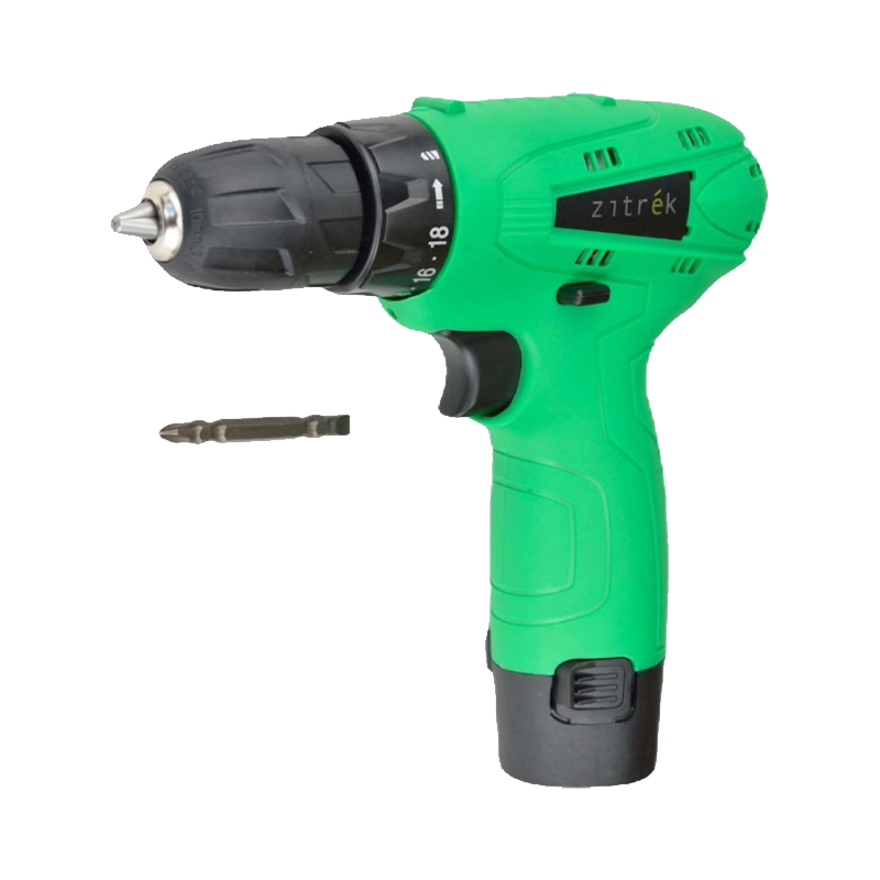 Дрель аккумуляторная Zitrek Green 12 PRO (12В, Li-ion аккум. 2шт, ЗУ, кейс, гибкий удл.,сверла, биты Дрель аккумуляторная Zitrek Green 12 PRO (12В, Li-ion аккум. 2шт, ЗУ, кейс, гибкий удл.,сверла, биты