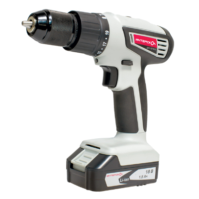 Дрель-шуруповерт аккумуляторная Интерскол ДАУ-10/18Л2
