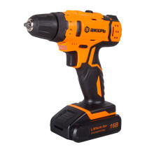 Дрель-шуруповерт аккумуляторная Вихрь ДА-16Л-2КА с набором оснастки 65 предметов