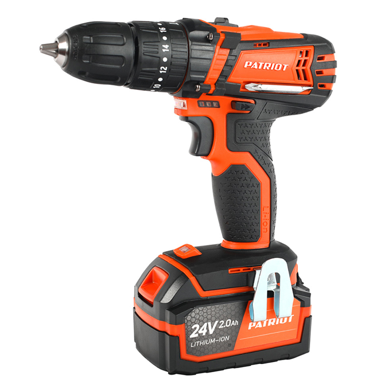 Дрель-шуруповерт аккумуляторная PATRIOT BR 241ES-h (кейс) Дрель-шуруповерт аккумуляторная PATRIOT BR 241ES-h (кейс)