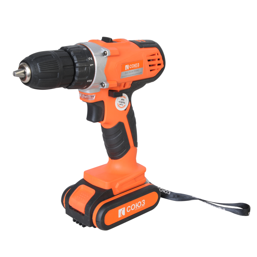 Аккумуляторный шуруповерт СОЮЗ ДШС-18-2К-ПРОМО Аккумуляторный шуруповерт СОЮЗ ДШС-18-2К-ПРОМО