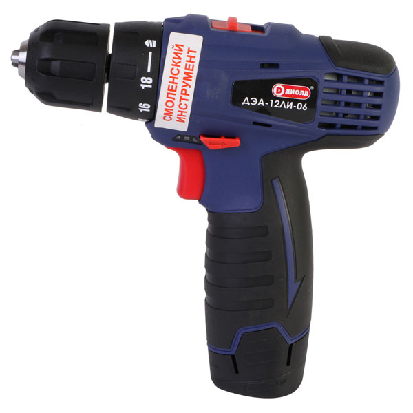 Дрель-шуруповерт аккумуляторная ДИОЛД ДЭА-12ЛИ-06