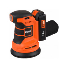 Аккумуляторная орбитальная шлифмашина Ferm ESM1014 Li-Ion 20 В Компл. Solo (без акк. и Зу) Аккумуляторная орбитальная шлифмашина Ferm ESM1014 Li-Ion 20 В Компл. Solo (без акк. и Зу)