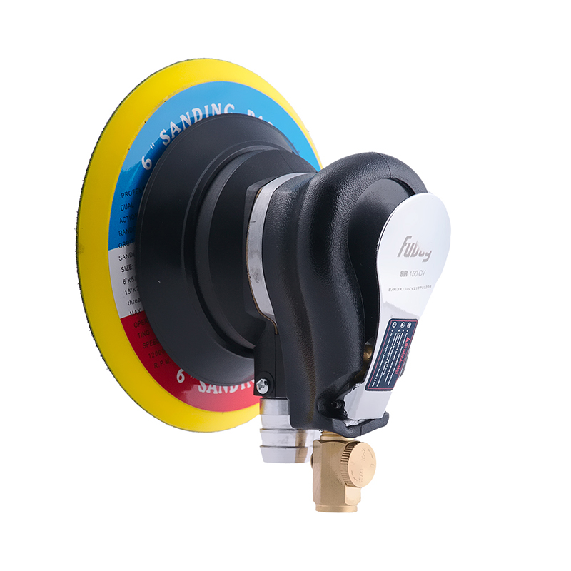 Пневмошлифмашина орбитальная SR150CV с пылеотводом c набором (140л/м 9000об мин 6,3бар 150мм)