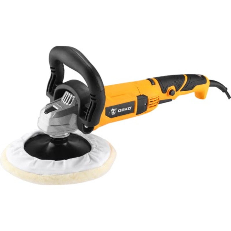 Шлифмашина полировальная сетевая DEKO DKP1500, 180 мм, 1500 Вт Шлифмашина полировальная сетевая DEKO DKP1500, 180 мм, 1500 Вт