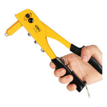 Заклепочник механический ручной литой, заклепочный пистолет DELI DL2310 250мм ( сталь 35CrMo) Заклепочник механический ручной литой, заклепочный пистолет DELI DL2310 250мм ( сталь 35CrMo)