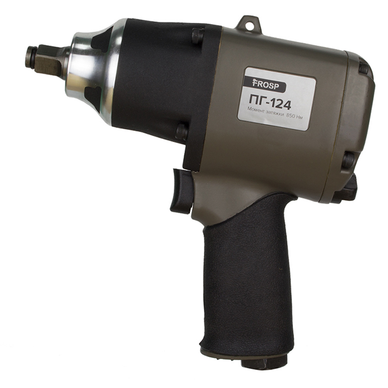 Пневмогайковерт FROSP ПГ-124К в пластиковом кейсе и с головками Пневмогайковерт FROSP ПГ-124К в пластиковом кейсе и с головками